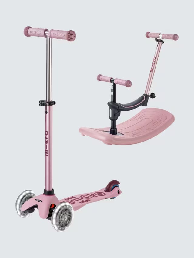 Micro Scooters Rock & Scoot Mini Micro 4-in-1 Indoor Rocker - Dusky Pink