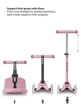 Micro Scooters Rock & Scoot Mini Micro 4-in-1 Indoor Rocker - Dusky Pink