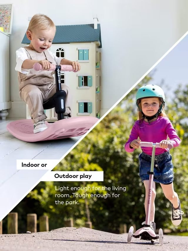 Micro Scooters Rock & Scoot Mini Micro 4-in-1 Indoor Rocker - Dusky Pink