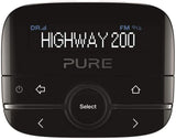 Pure Highway 200 In-Car DAB Car Radio Adapter/Transmitter AUX Input - Black