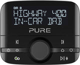 Pure Highway 400 In-Car DAB+/DAB Digital Radio FM with Bluetooth - Black