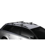 Thule SquareBar 760000 108cm Steel Car Cross Bars Pair 30 x 20mm - Black
