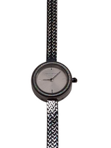 Olivia Burton 24000278 Womens Mesh Analogue Bracelet Wristwatch 20mm Silver