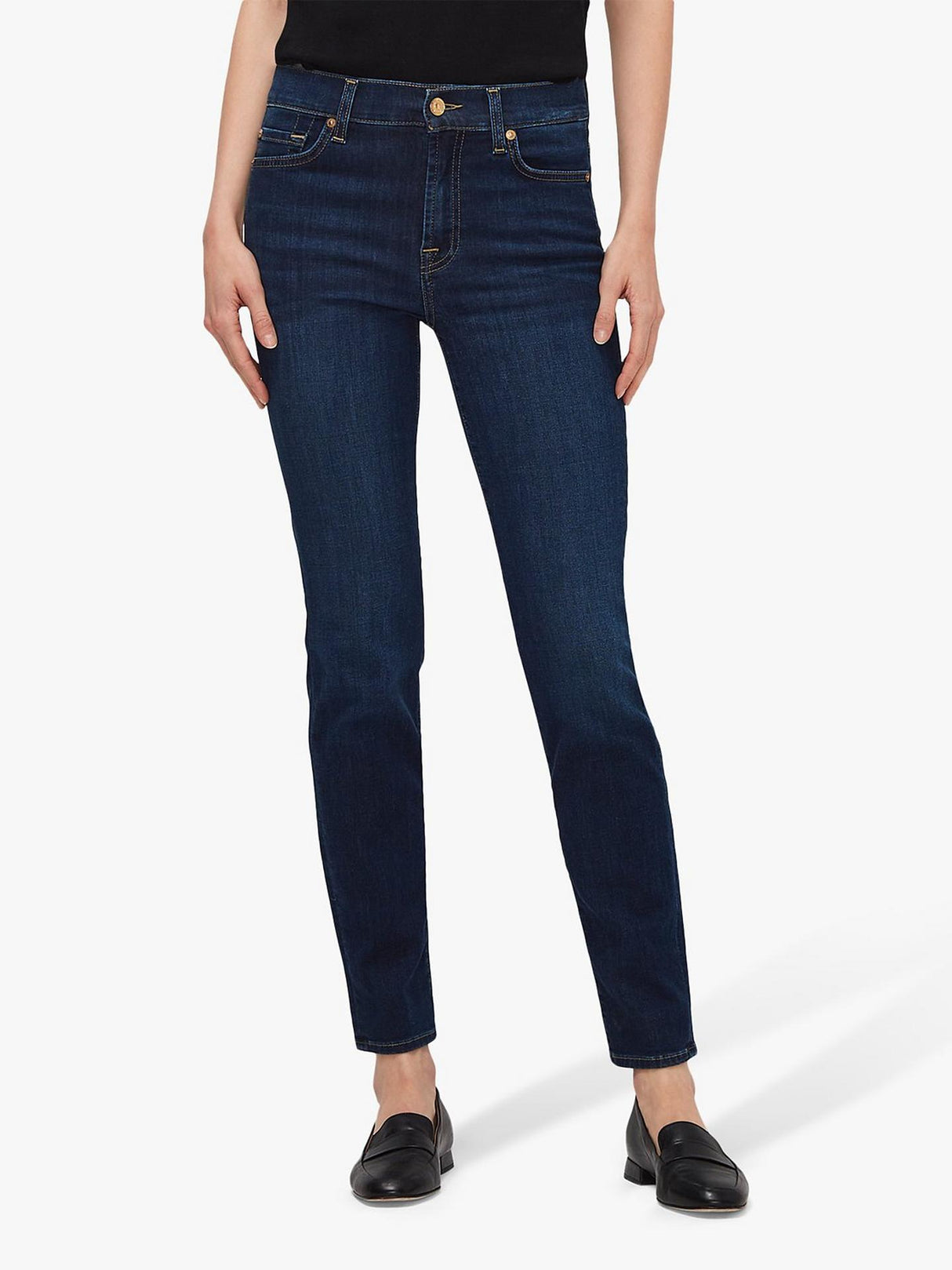 7 For All Mankind Womens Roxanne B(Air) Skinny Jeans Rinsed Size 25 - Indigo