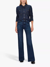 7 For All Mankind Modern Dojo Flared Jeans - Soho Dark - Size 28/ UK 10-12