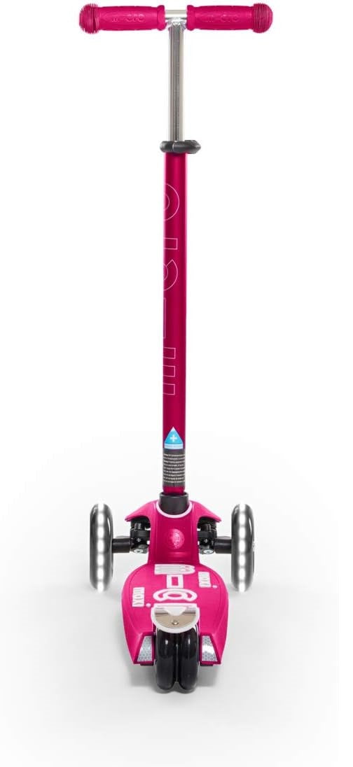 Micro Scooters Maxi Deluxe LED Children's Push Scooter 5-12 Years - Pink