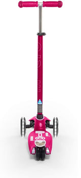 Micro Scooters Maxi Deluxe LED Children's Push Scooter 5-12 Years - Pink