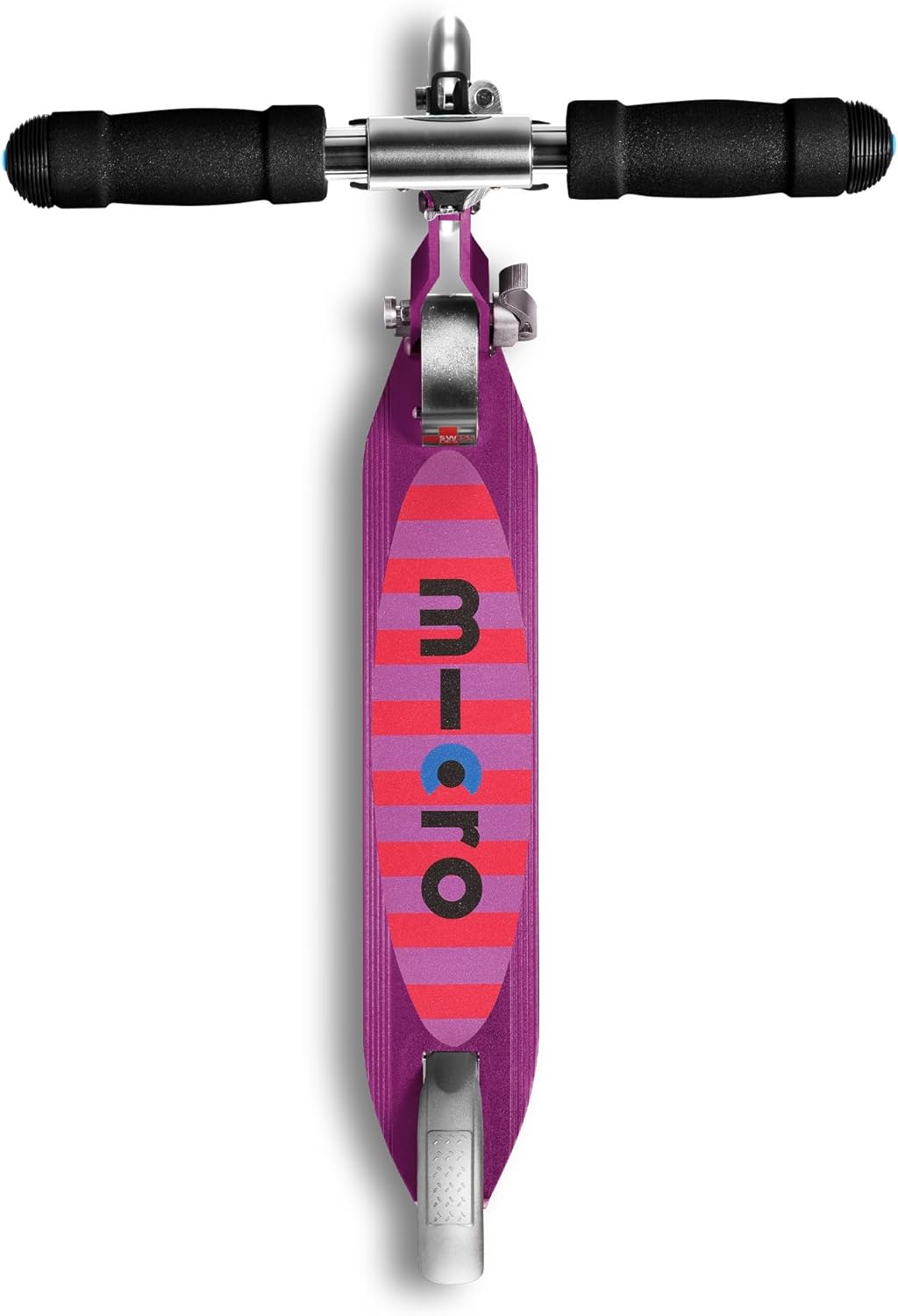 Micro Scooters Sprite Foldable Adjustable LED Scooter 5-12yrs Purple Stripe