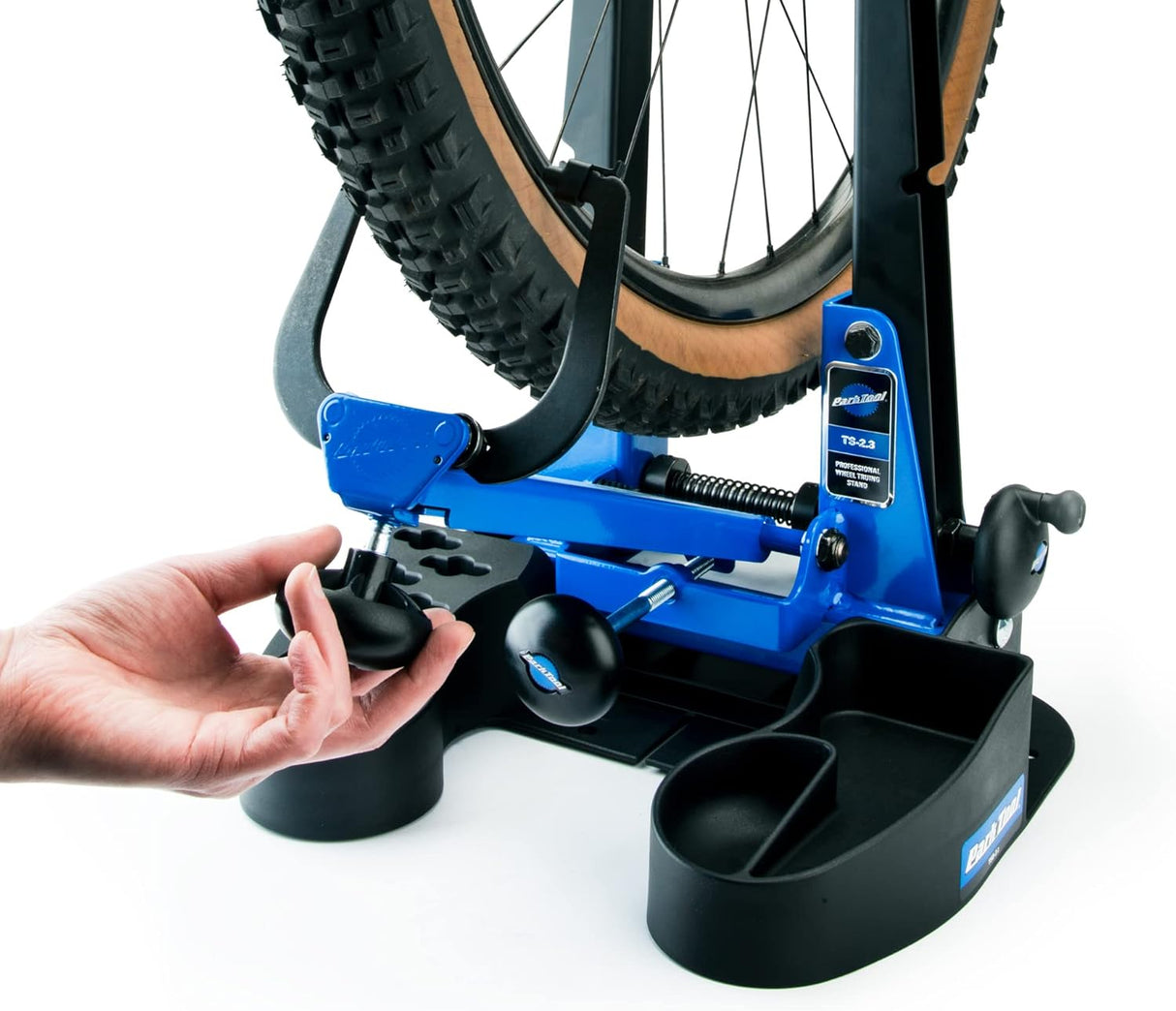 Park Tool TS-2.3 Bike Maintenance Professional Wheel Truing Stand - Blue