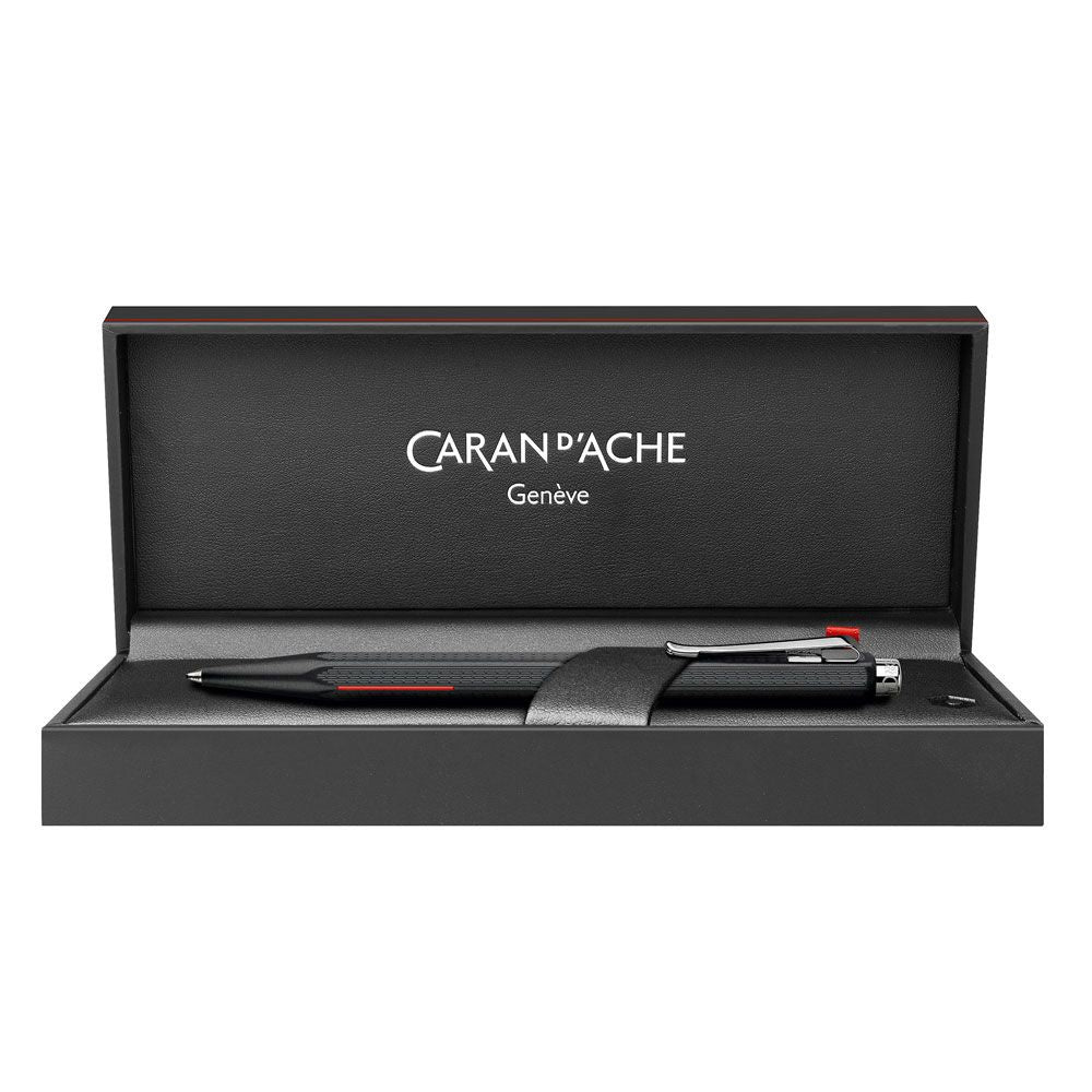 Caran d’Ache Ecridor Racing Luxury Ballpoint Pen with Gift Box Black Chrome