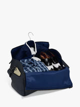 Stackers Weekend Suit Travel Holdall Bag PU H30 x W55 x D26cm - Navy - Kazoop 
