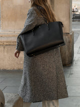 Stackers Work Tote Padded Laptop Travel Women's Bag 38.5 x 56 x 50cm - Black