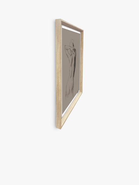 Brookpace Lascelles Anna Bulow Ease Limited Framed Art Print 75x55cm Natural