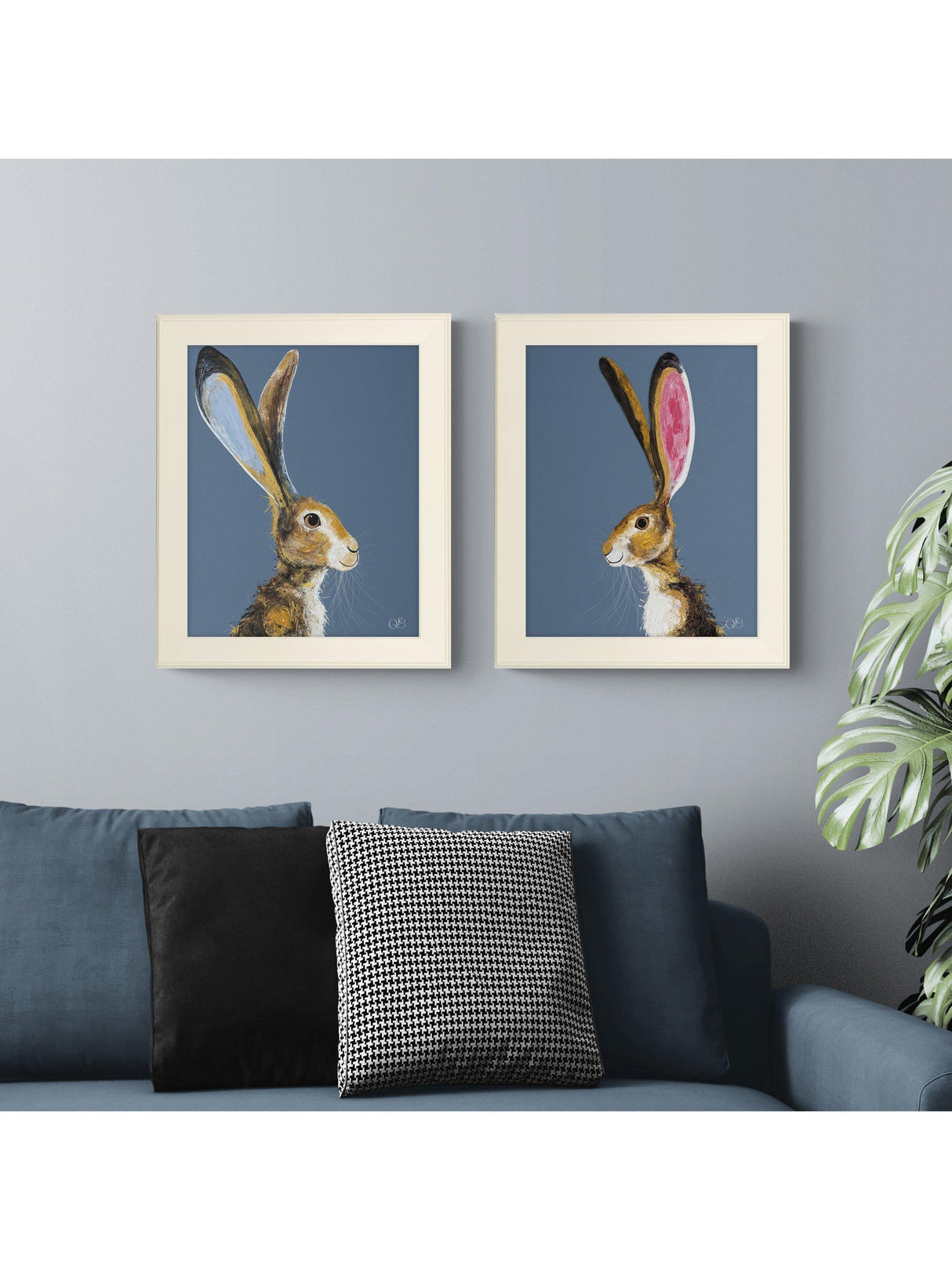 John Lewis Quinn Russell 'Aurora' & 'Harry' Set of 2 Framed Prints 59 x 49cm