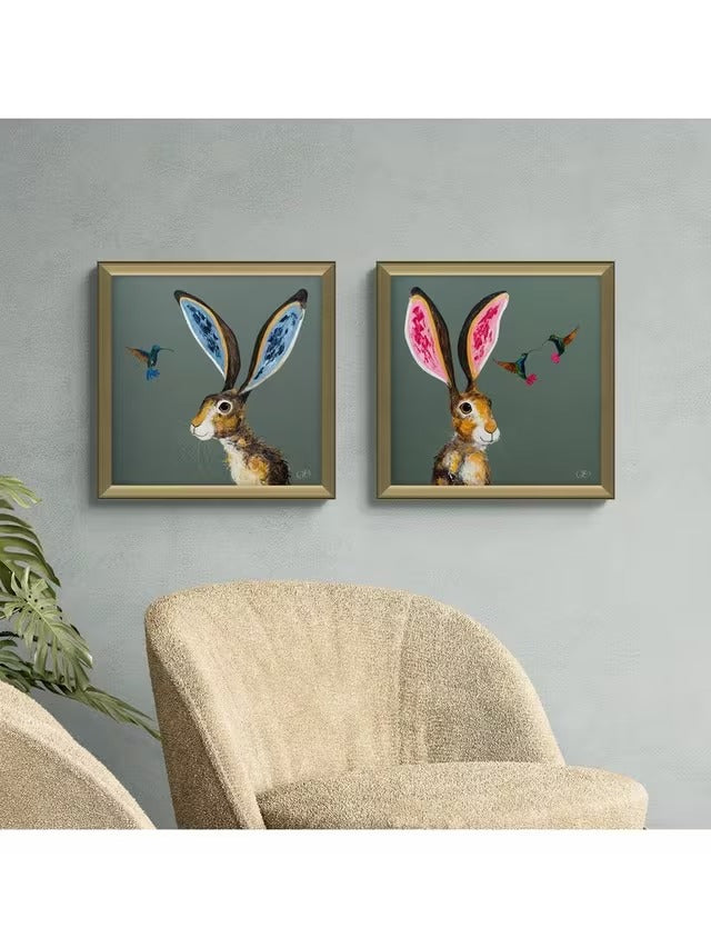 Quinn Russell Luca Love & Strawberry Shortcake Prints 55 x 55cm Set of 2