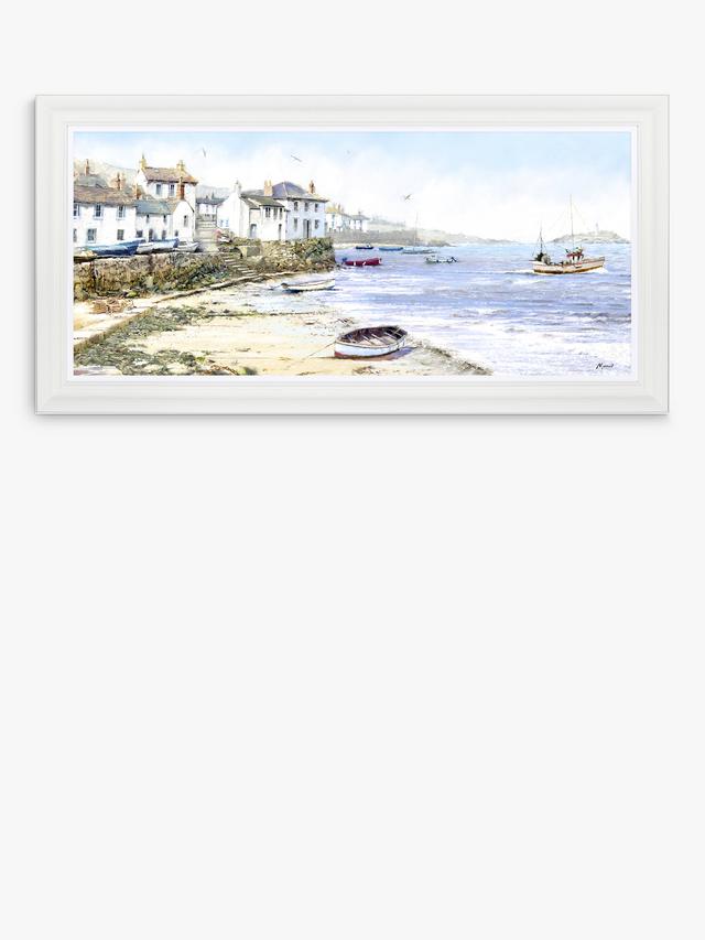 John Lewis Richard Macneil 'Cornwall' Landscape Framed Print 111x56cm Multi