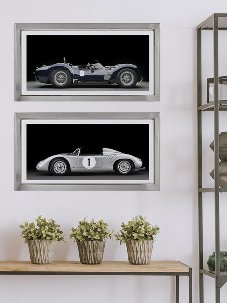 Brookpace Lascelles 'Maserati Birdcage' Car Framed Print & Mount 49 x 99cm