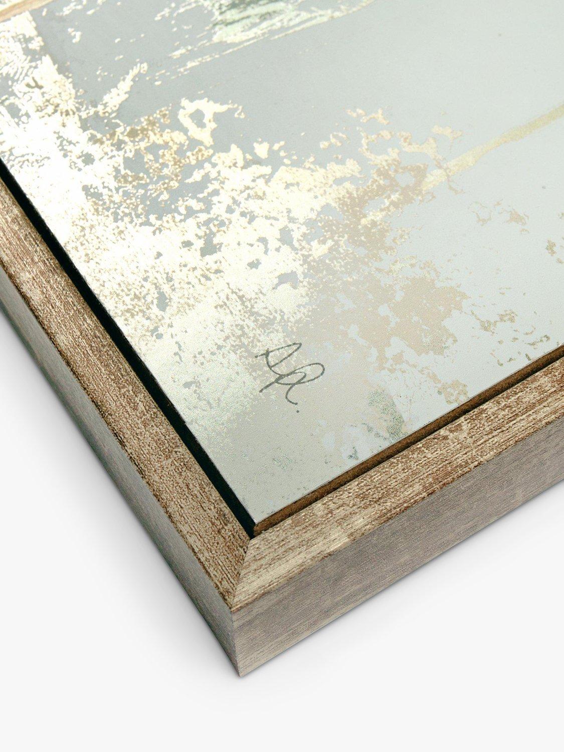 Art Marketing Allison Pearce 'Copper Frost' 92.5x72.5cm Framed Print - Gold