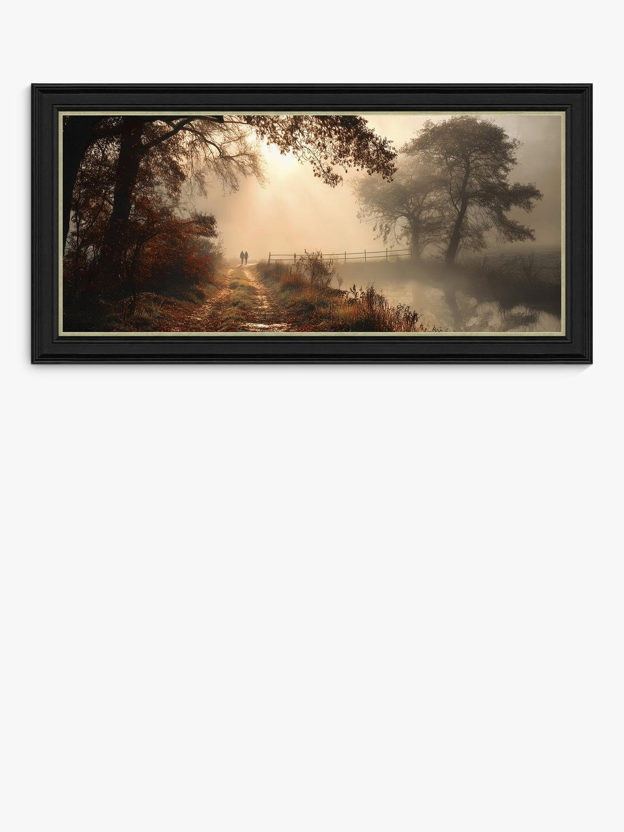 John Lewis M Torelli 'Amber Afternoon' Landscape Framed Print 110 x 55cm