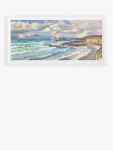 John Lewis Duncan Palmar 'Winter Surf' Framed Print - 109 x 54cm - Multi