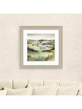John Lewis Elizabeth Baldin Pistachio Pastel 2 Framed Print 59x59cm Multi