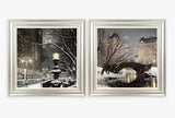 Rod Chase City Lights & Twilight in Central Park NY Framed Prints 61 x 61cm