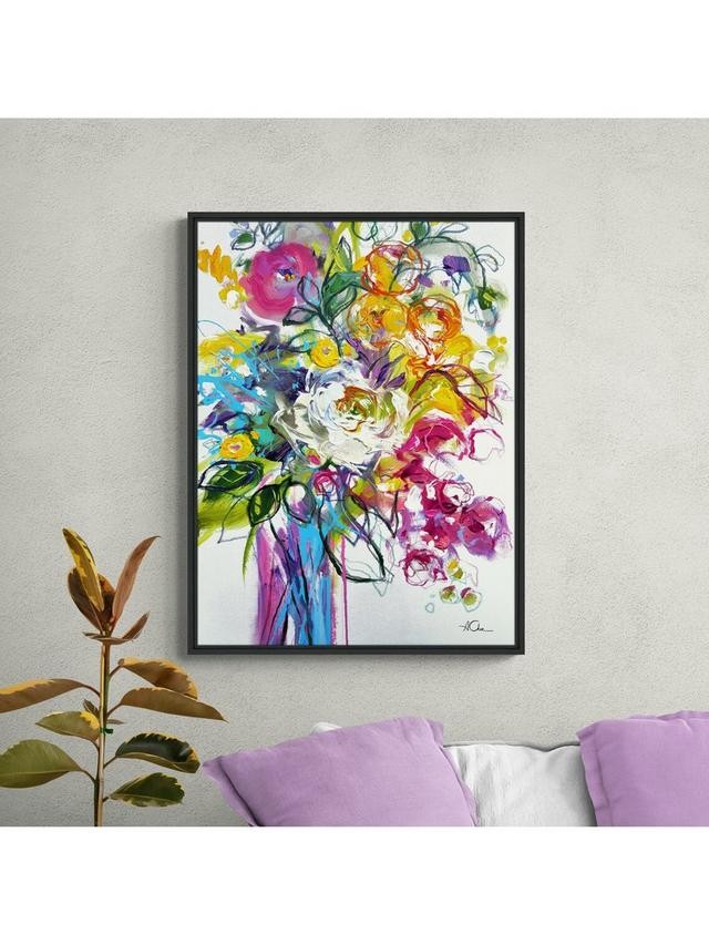 John Lewis Anna Cher 'Summer Memories' Framed Canvas Print 84 x 64cm - Multi