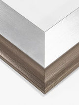 Mike Shepherd 'Calmness Descends' Framed Print & Mount 70.5 x 110.5cm - Blue - Kazoop 