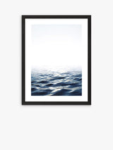 John Lewis Tranquility - Framed Print & Mount 66 x 51cm - Blue - Kazoop 