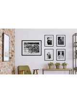 Brookpace Lascelles Amsterdam Bicycle Framed Print 65.5 x 85.5cm Black/White