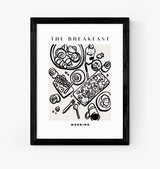EAST END PRINTS SimplyExtraJordanary The Breakfast Framed Print 83 x 63cm - Kazoop 
