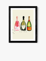 EAST END PRINTS Poet and Painter 'Fizzy O Therapy' Framed Print 83 x 63cm