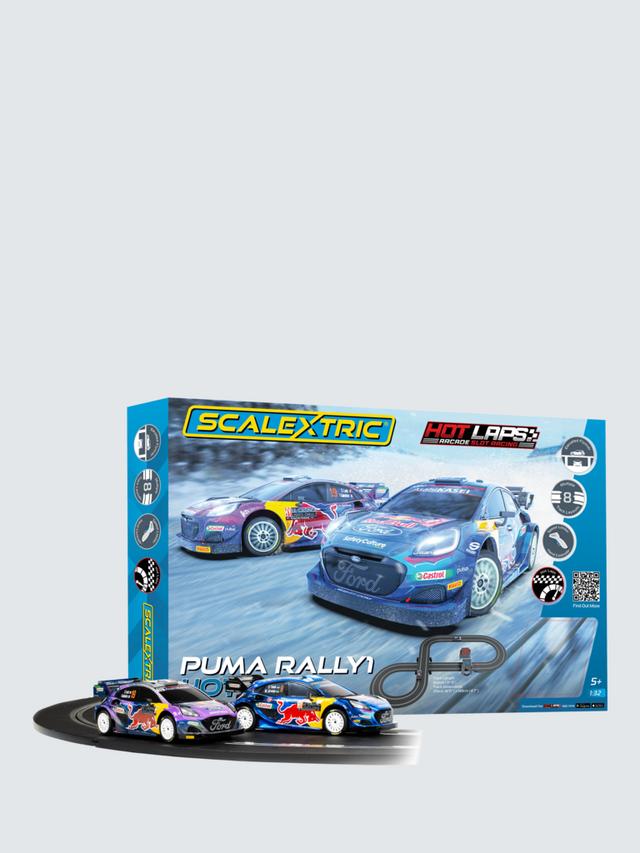 Scalextric Ford Puma WRC Hot Laps Race Track Complete Kids Toy Set