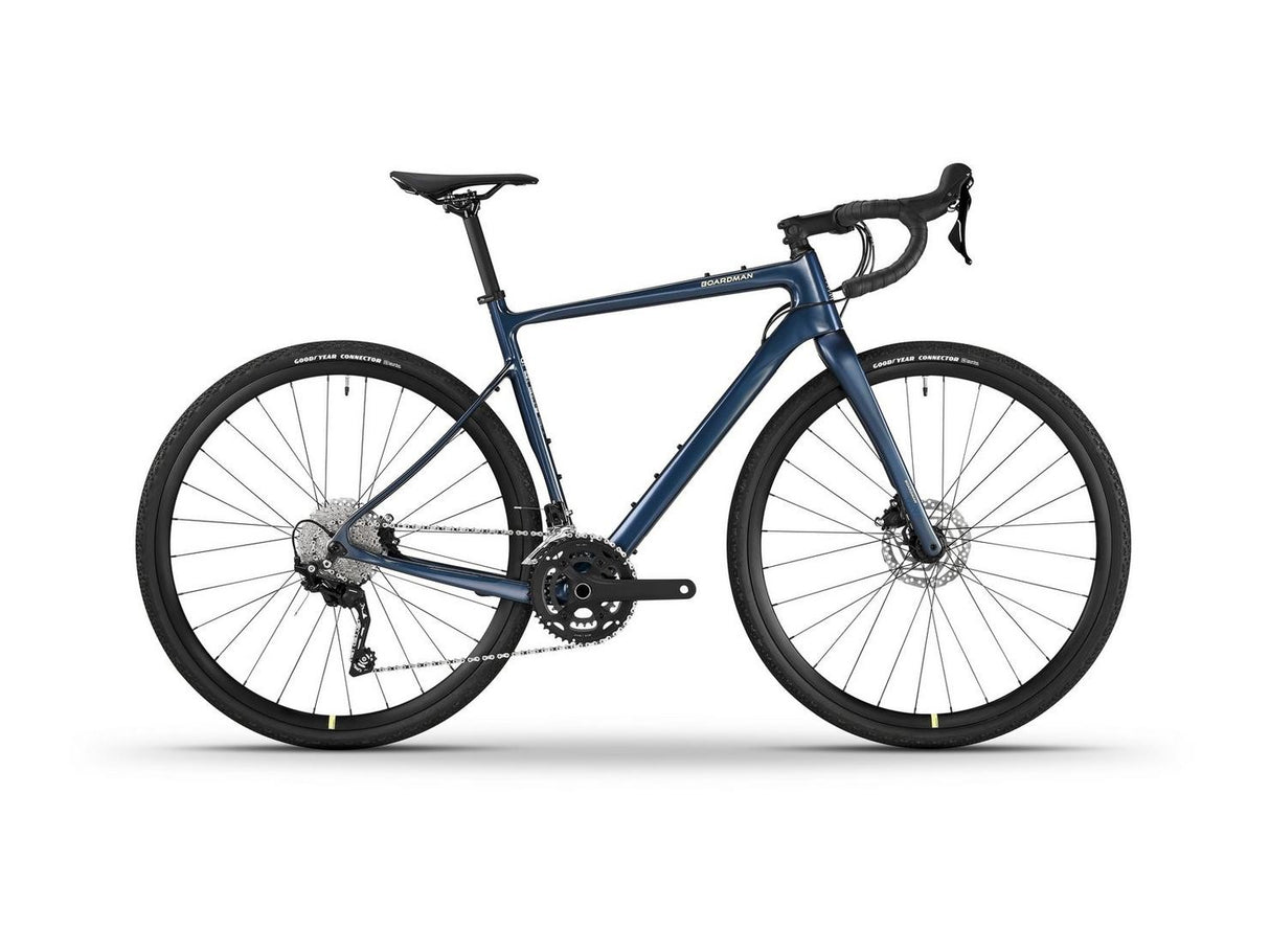 Boardman ADV 8.9 Unisex 20-Speed Carbon Adventure Bike - Blue - Medium