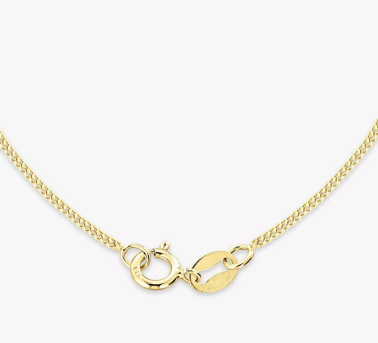 IBB 9ct Yellow Gold Etched St Christopher Heart Locket Pendant Necklace