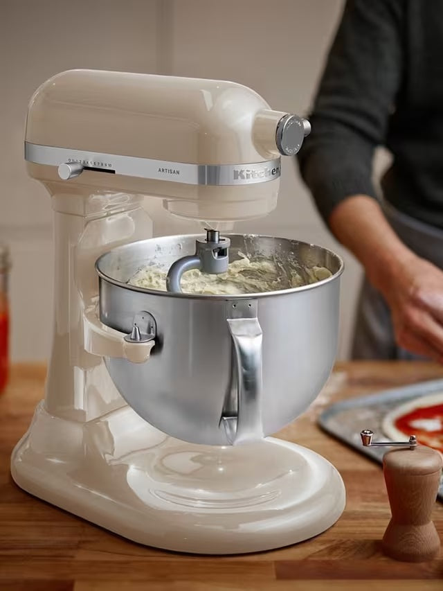 KitchenAid 5KSM60SPXBAC Artisan 11-Speed 5.6L Stand Mixer - Almond Cream