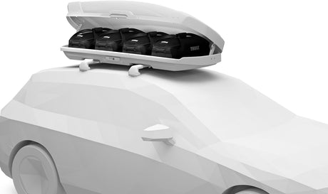 Thule GoPack 800604 Roof Box 75L Travel Storage Duffel Bags Set of 4 - Black