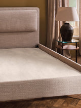 Vispring Wool Reversible Bedstead Mattress Pad Super King 180 x 200cm Cream
