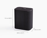 Joseph Joseph Tota Trio Luxe 90L Bamboo Laundry Basket 3 x 30L - Luxe Black