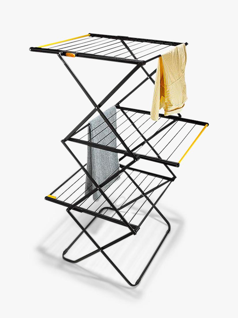 Joseph Joseph AirFrame Max Foldable 21m Capacity Indoor Laundry Airer Black