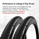 Vittoria Terreno Dry G2.0 TNT Gravel Tyre 700 x 40c 40-622 - Anthracite
