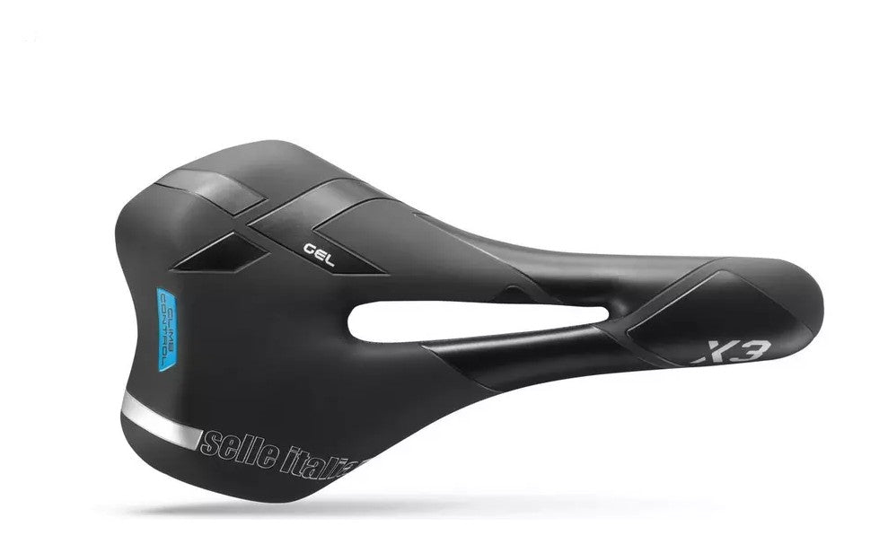 Selle Italia X3 E-Bike Flow Comfort Bicycle Saddle W148 x L280mm - Black