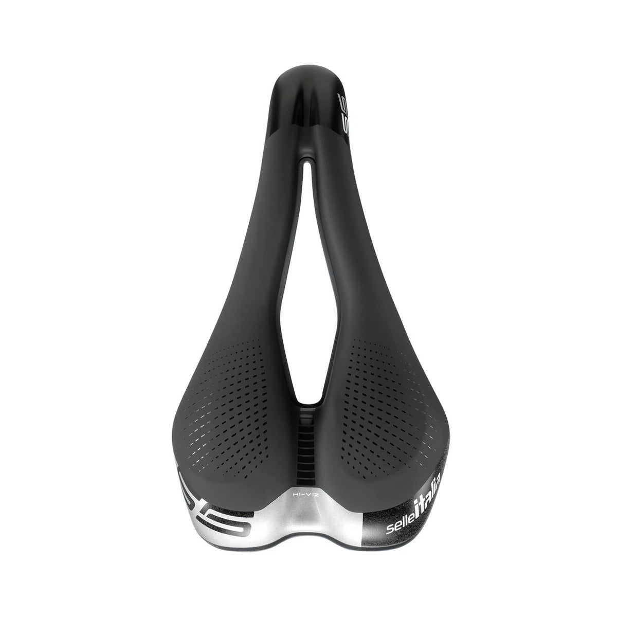 Selle Italia S5 Gel Soft-Tek Superflow Bike Saddle 160 x 255mm Black/Silver