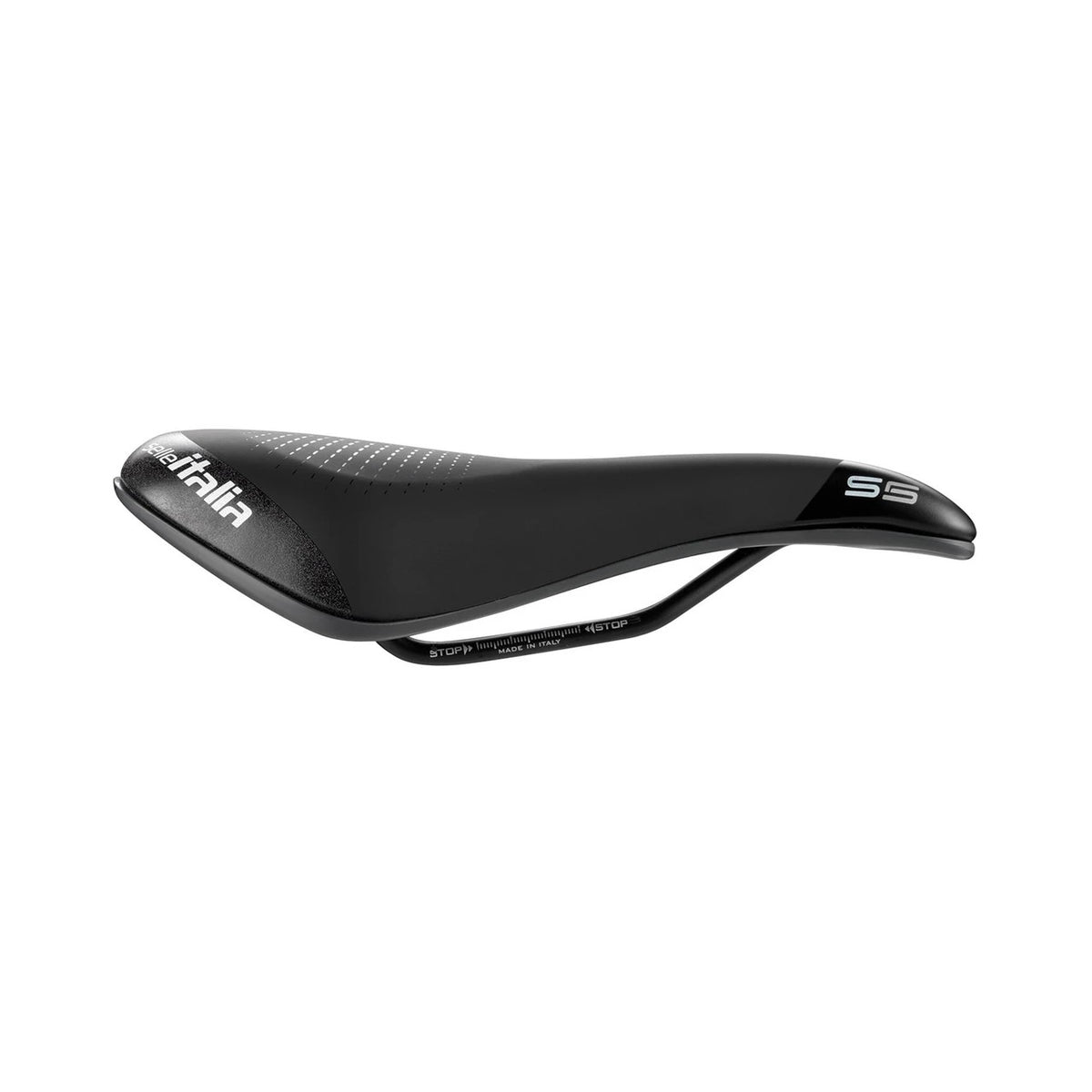 Selle Italia S5 Gel Soft-Tek Superflow Bike Saddle 160 x 255mm Black/Silver