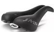 Selle SMP TRK Medium Gel Unisex Bicycle Saddle 280 x 160mm - Black - Kazoop 
