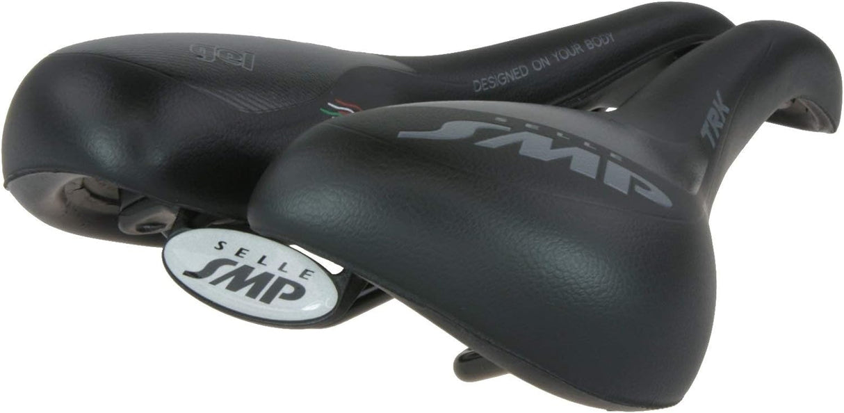 Selle SMP TRK High Quality Lady Gel Bicycle Saddle 272 x 177mm - Black - Kazoop 