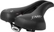 Selle SMP E-City Unisex Gel Saddle W233mm x L259mm - Black - Kazoop 