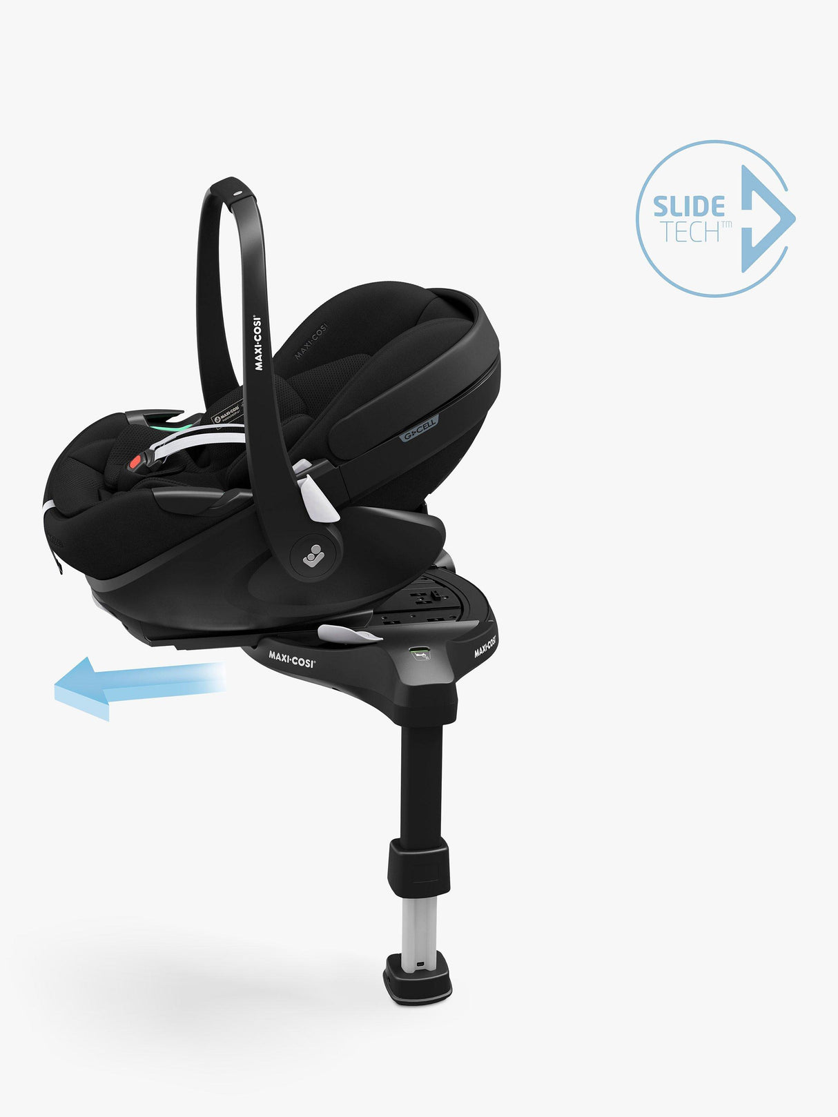 Maxi Cosi Pebble 360 Pro2 I-Size R129 Car SeaT With Handle - Twillic Black