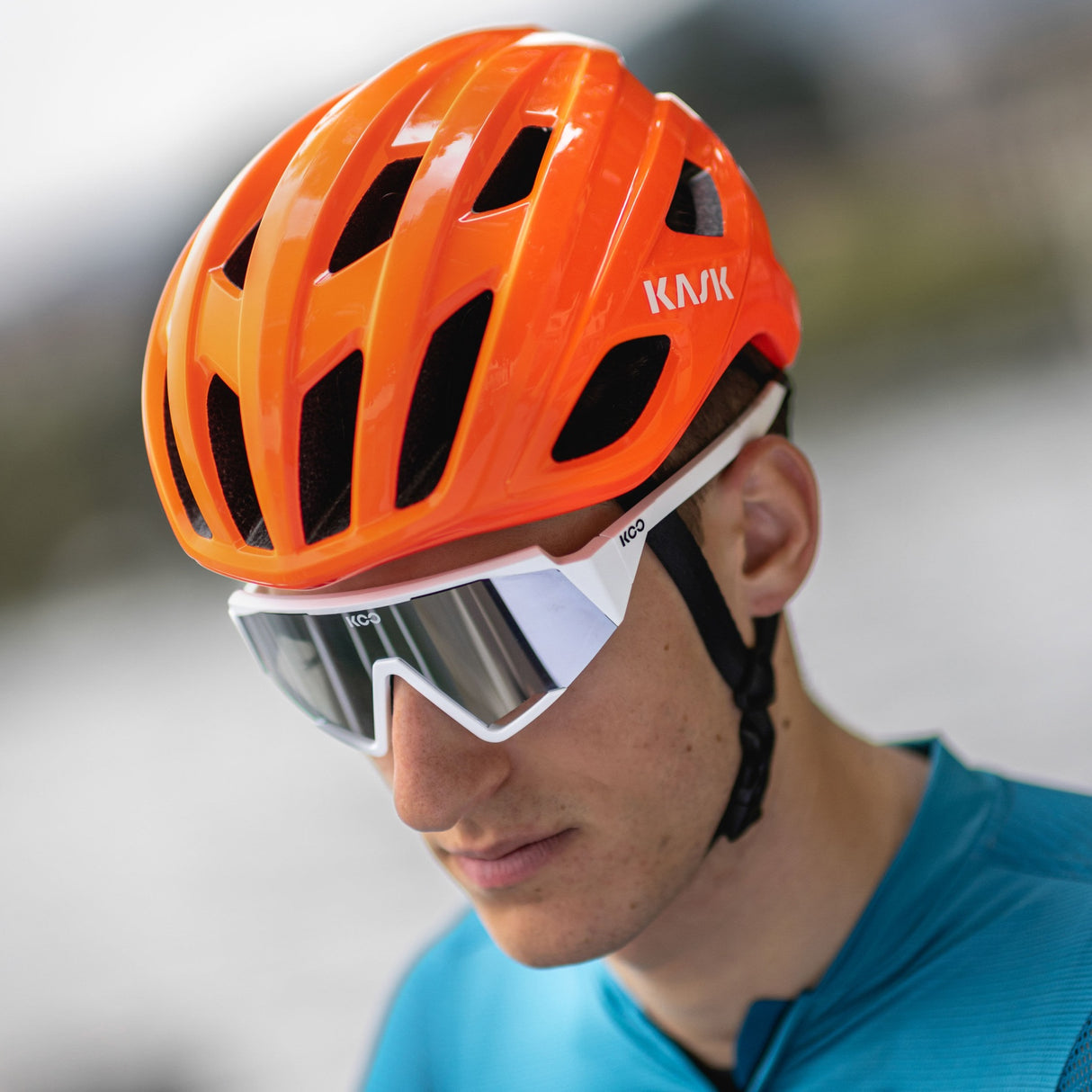 Kask CHE00076222 Mojito 3 Cubed Unisex Cycling Helmet 59-62cm Large - Orange