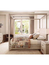 Pottery Barn Valentina Rosewood Patchwork Quilted King Bedspread - Multi